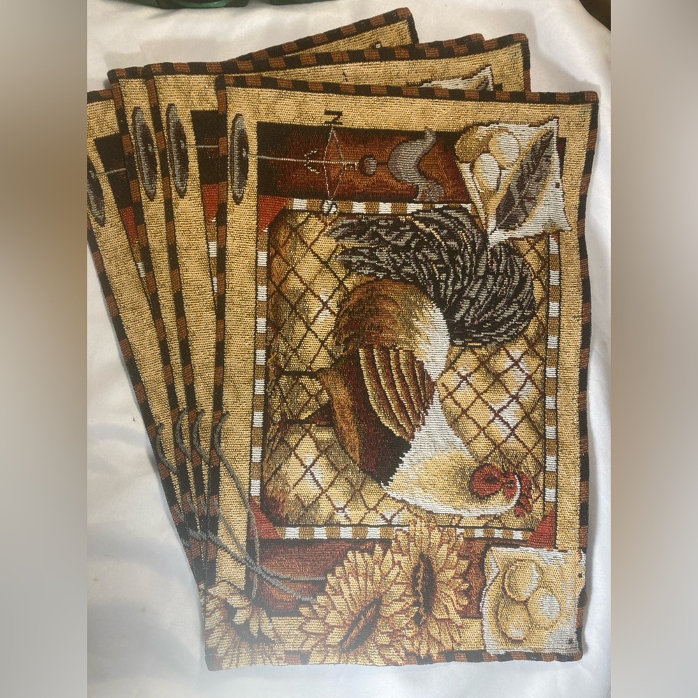 Rustic Rooster Tapestry Placemats

Placemats Rooster